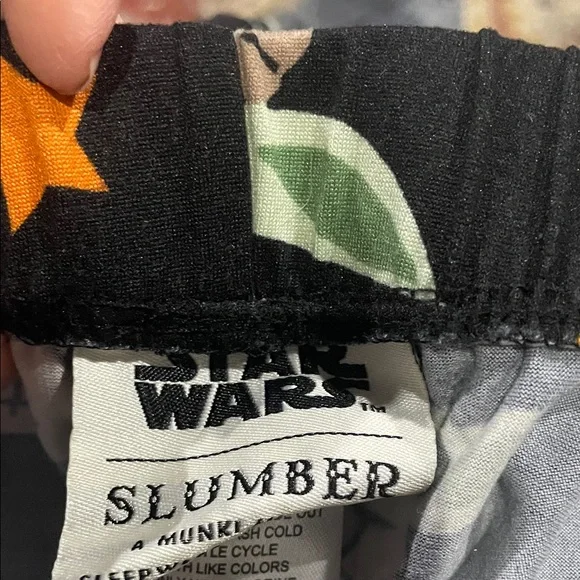 Halloween Star Wars Black and Orange Sleep Shorts and Top - Picture 2 of 5